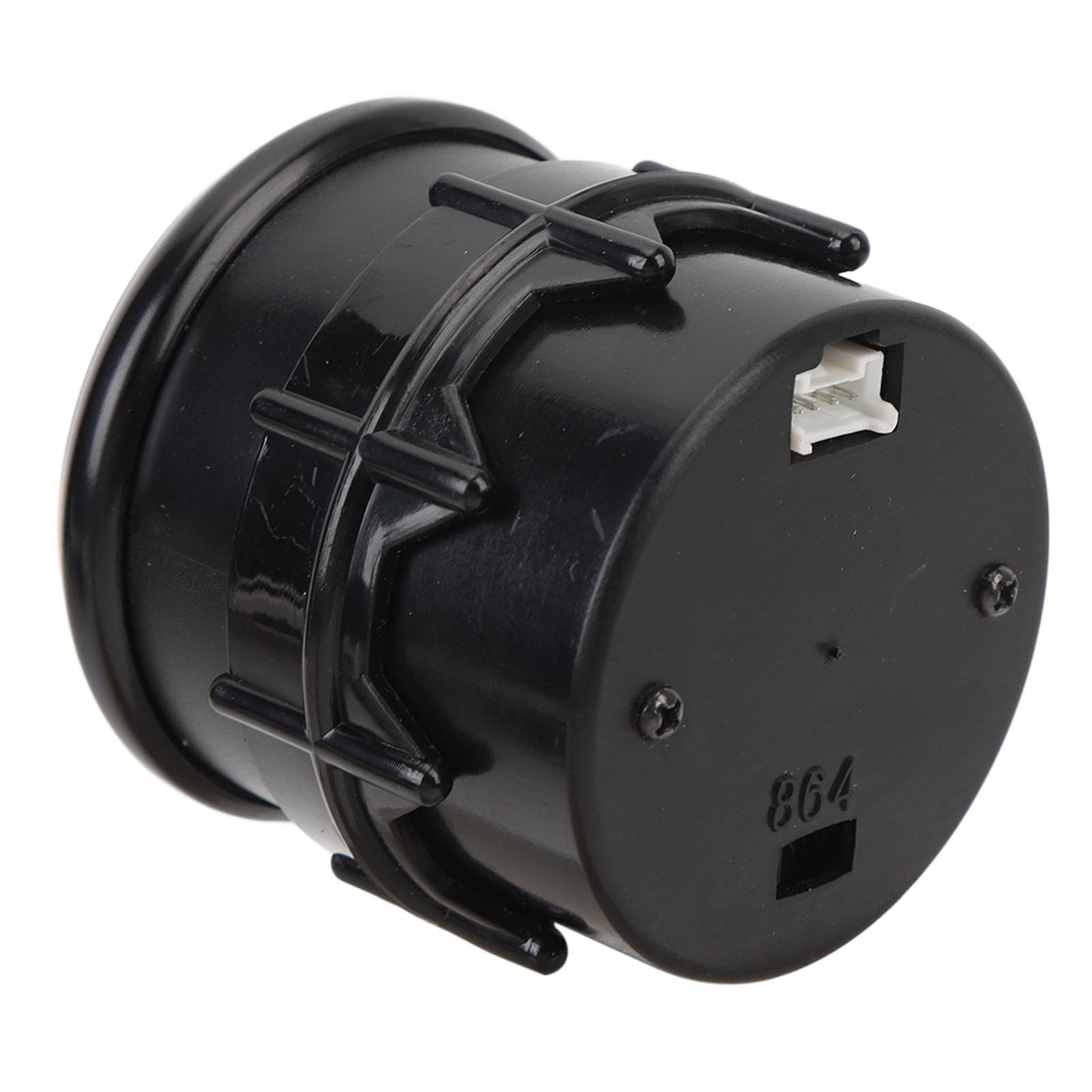 Woltomierz Samochodowy 52 Mm, Woltomierz Cyfrowy Samochodowy, Miernik Napięcia LED 52 Mm, materiał ABS, DC 8-18 V z łatwą instalacją, Dopasowanie do Wszystkich Samochodów DC 12 V