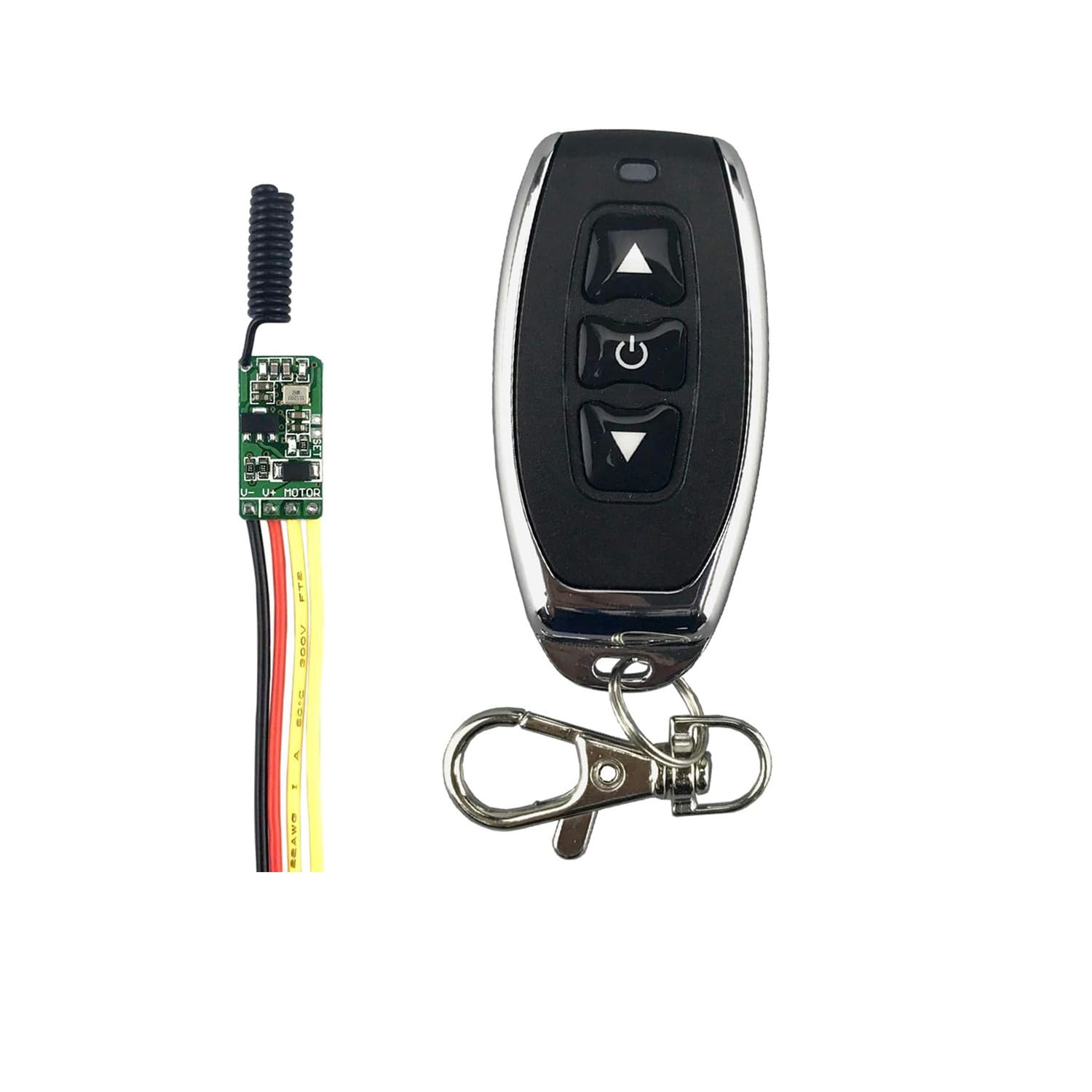 Ultra Small Motor Remote Switch 3.7V 4.5V 5V 6V 7.4V 9V 12V Mini Motor Forward Reverse and Stop Function Micro Switch ASK Radio Remote Control