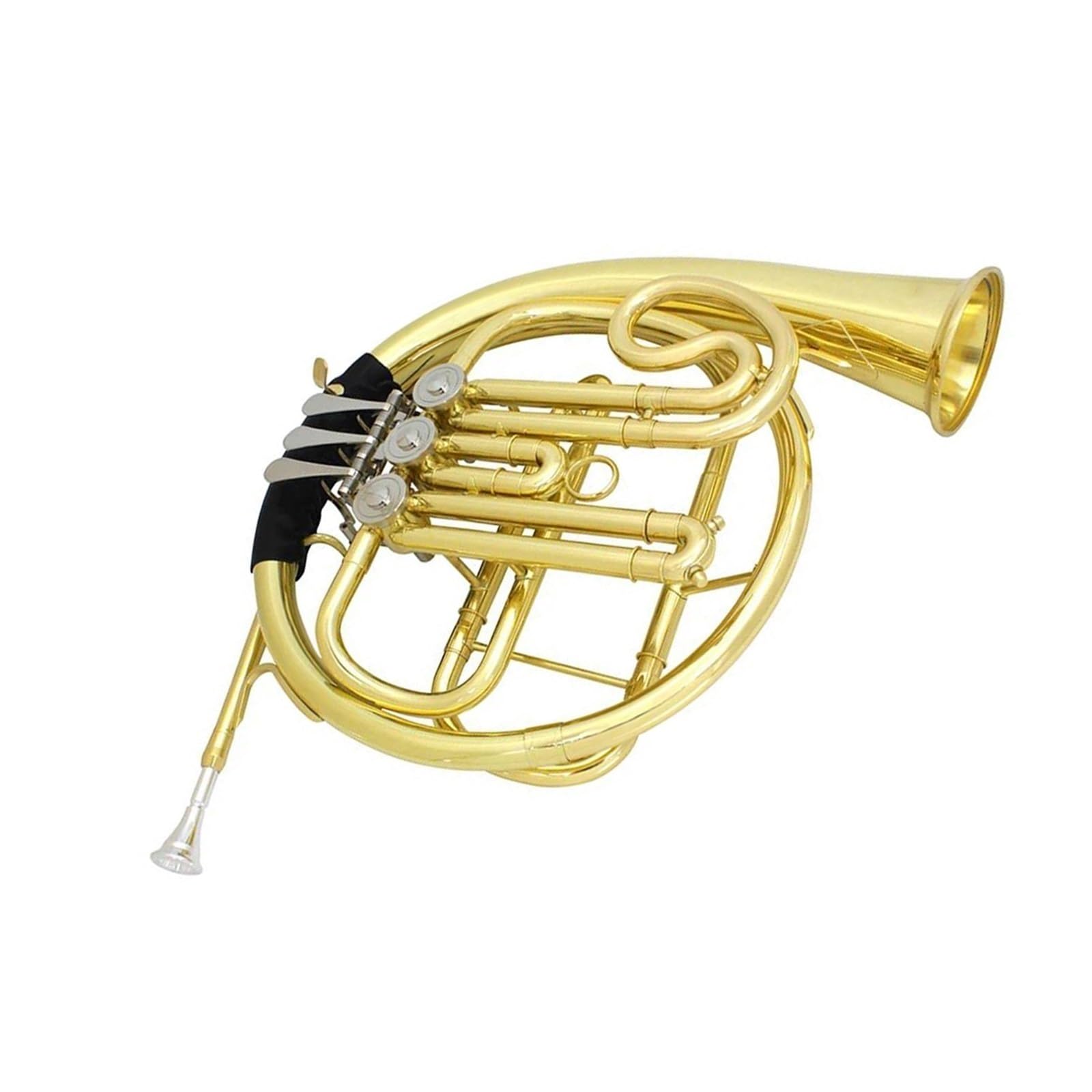 Róg Francuski Mosiądz 3 Klucze Strojenie F Strojenie Bb Róg Francuski Instrument Dęty Dzielony Z Akcesoriami Do Instrumentów Muzycznych