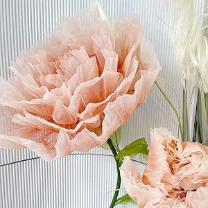 Giant Flower Decoration with Light, 6.56 Ft Large Electric Auto-Open Organza Floral Decor for Wedding Birthday Easter Home Party Banquet Mother's Day Backdrop Decor Shop Window Display, 60cm/23.62inch Giant Flower Decoration with Light 656 Ft Large Electric Auto Open Organza Floral Decor for Wedding Birthday Easter Home Party Banquet Mothers Day Backdrop Decor Shop Window Display 60cm2362inch