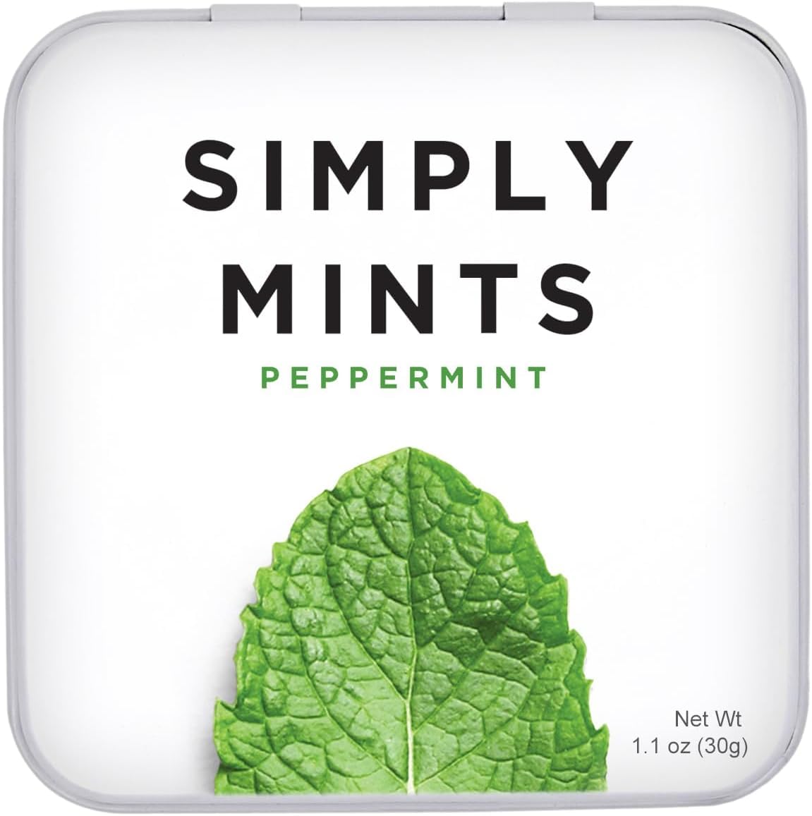 Simply Mints (Peppermint, 45 Count (1 Tin)) (Pack of 2)