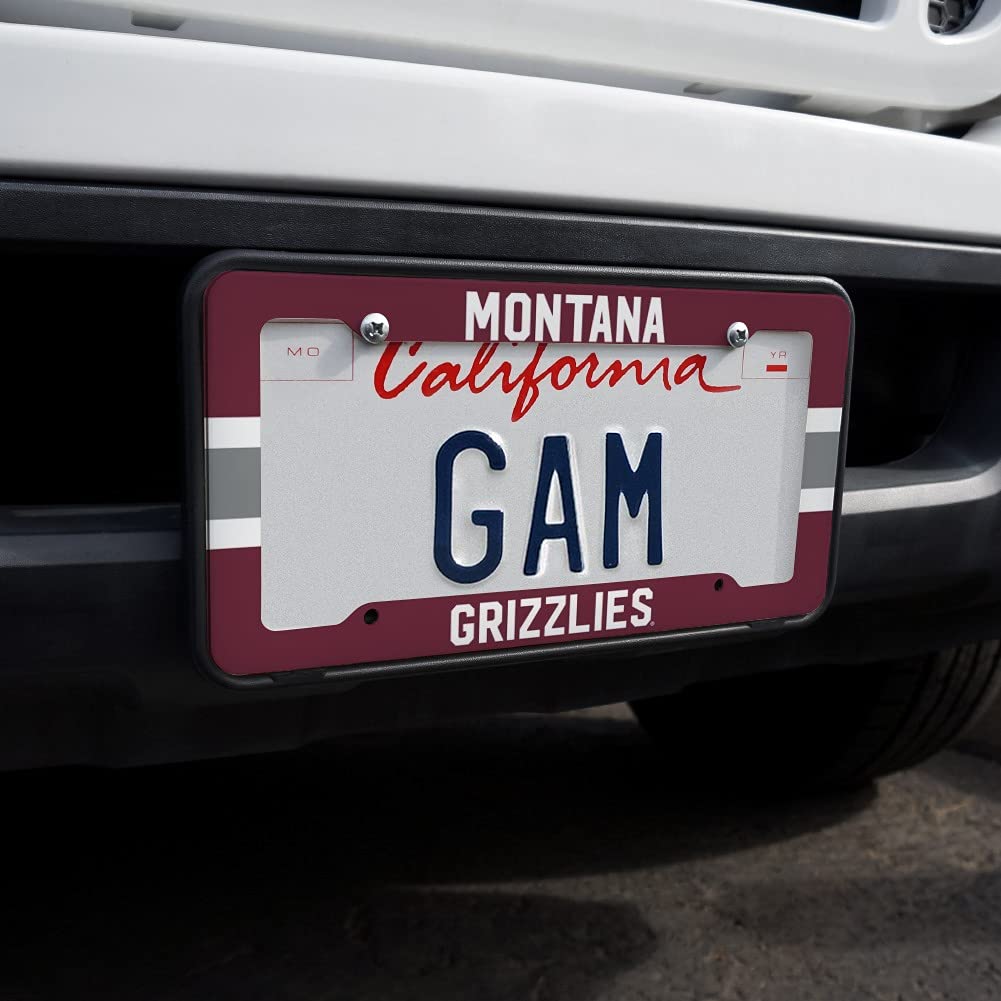 GRAPHICS & MORE University of Montana Stripes License Plate Tag Frame