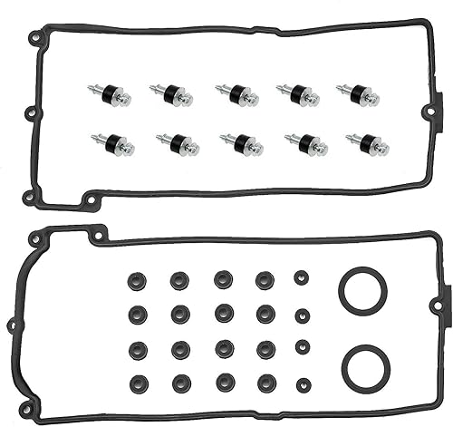 Donepart Junta de tapa de válvula wojales Sellos para BMW 745Li 750i 645Ci 550i 650i 750Li 545i 650i X5 Alpina B7 4.4L 4.8L 2002-2010 11127513194
