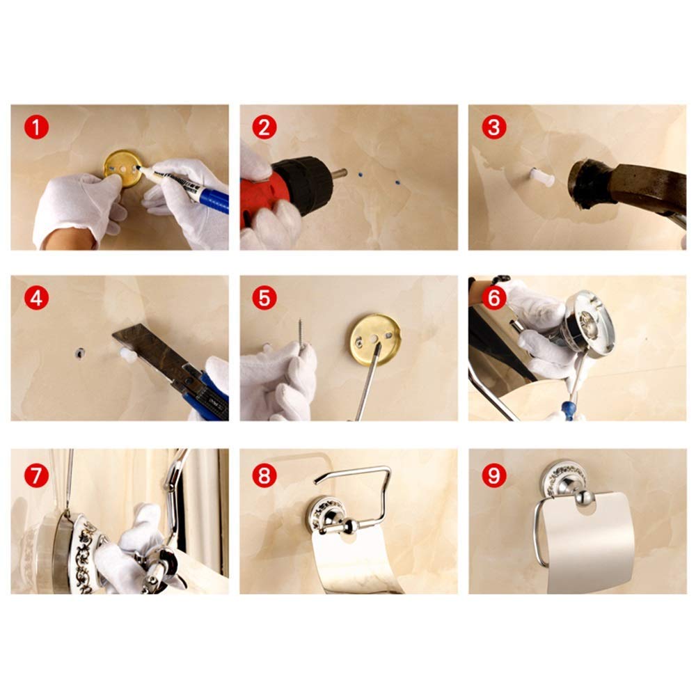 Estantes de baño exquisitos Bastidores de baño, Esquina de Ducha Trípode de baño antioxidante Baño de Cobre Completo Cesta Triangular Estante de baño Oro 2 Capas 30 x 21 cm Baño