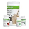 HERBALIFE Quickstart Cookies n Cream Kit: Formula 1 Nutritional Shake Mix, Formula 2 Multivitamin Complex, Formula 3 Cell Activator, Herbal Tea Concentrate Boosts Metabolism