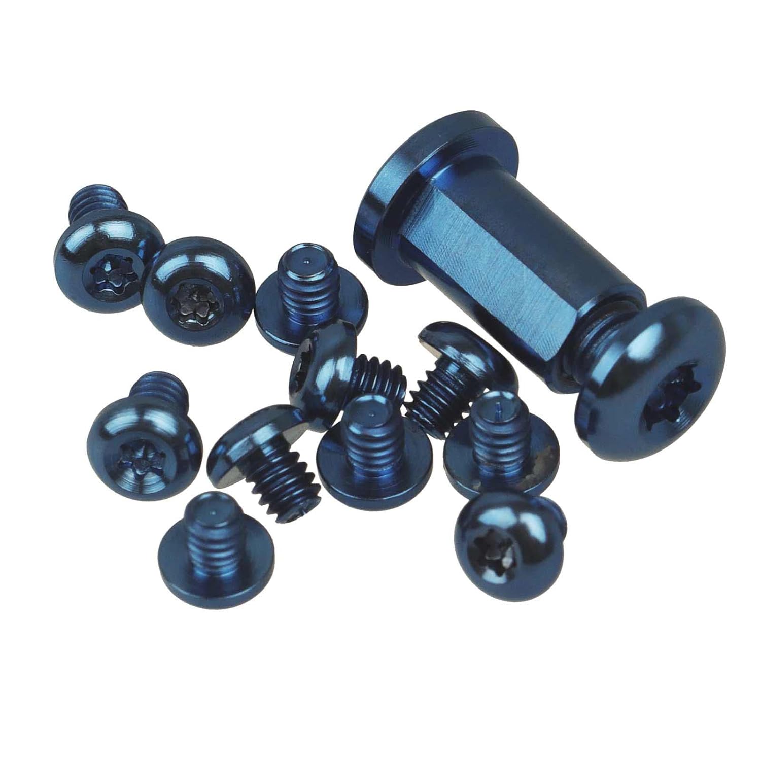 26Pcs Titanium Alloy Torx Screw Set for Benchmade 535 BUGOUT Knife(Blue)