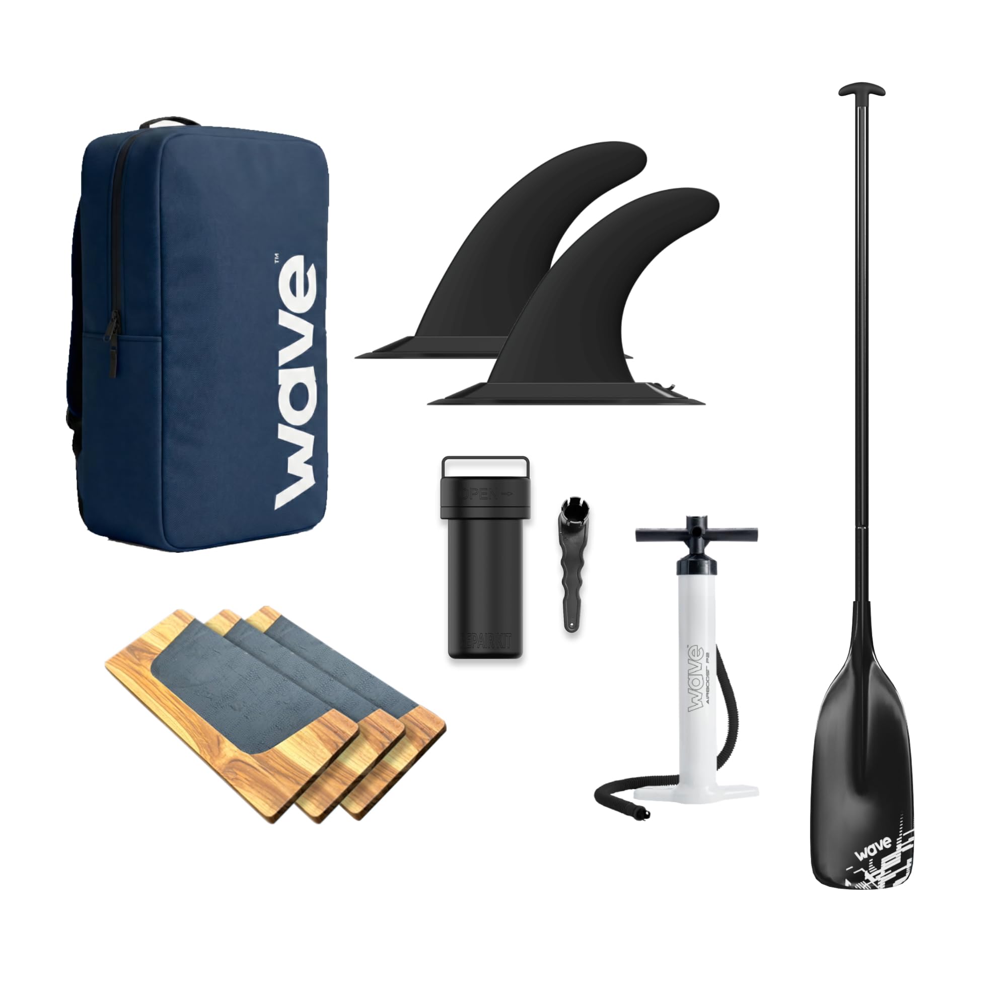Venturer Canoë gonflable – Kayak pour 2/3 personnes | Design ultra durable | Ensemble complet avec pagaie, pompe et sac à dos | Idéal pour les lacs, les rivières et les aventures côtières