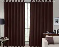 Cortina Tecido Blackout Corta Luz 80% para Sala, Quarto e Escritório 2,70 X 2,30m (Marrom)