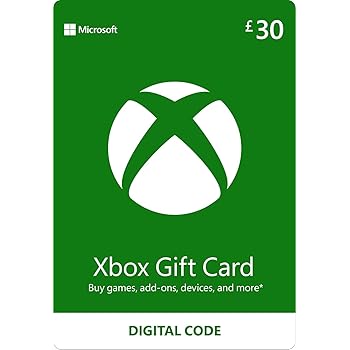 Xbox Gift Card £30 Digital Download