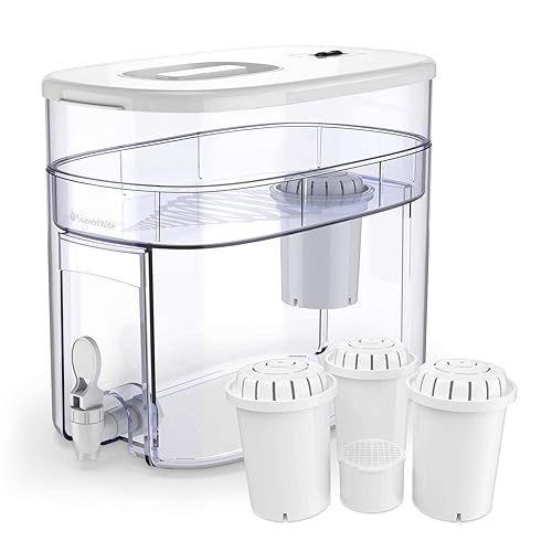 Miniatura 1 de Filtro de agua alcalino pH recarga 1F Ionizer Plus PH001 paquete de 3 + PH002 1 paquete de filtros de agua de repuesto