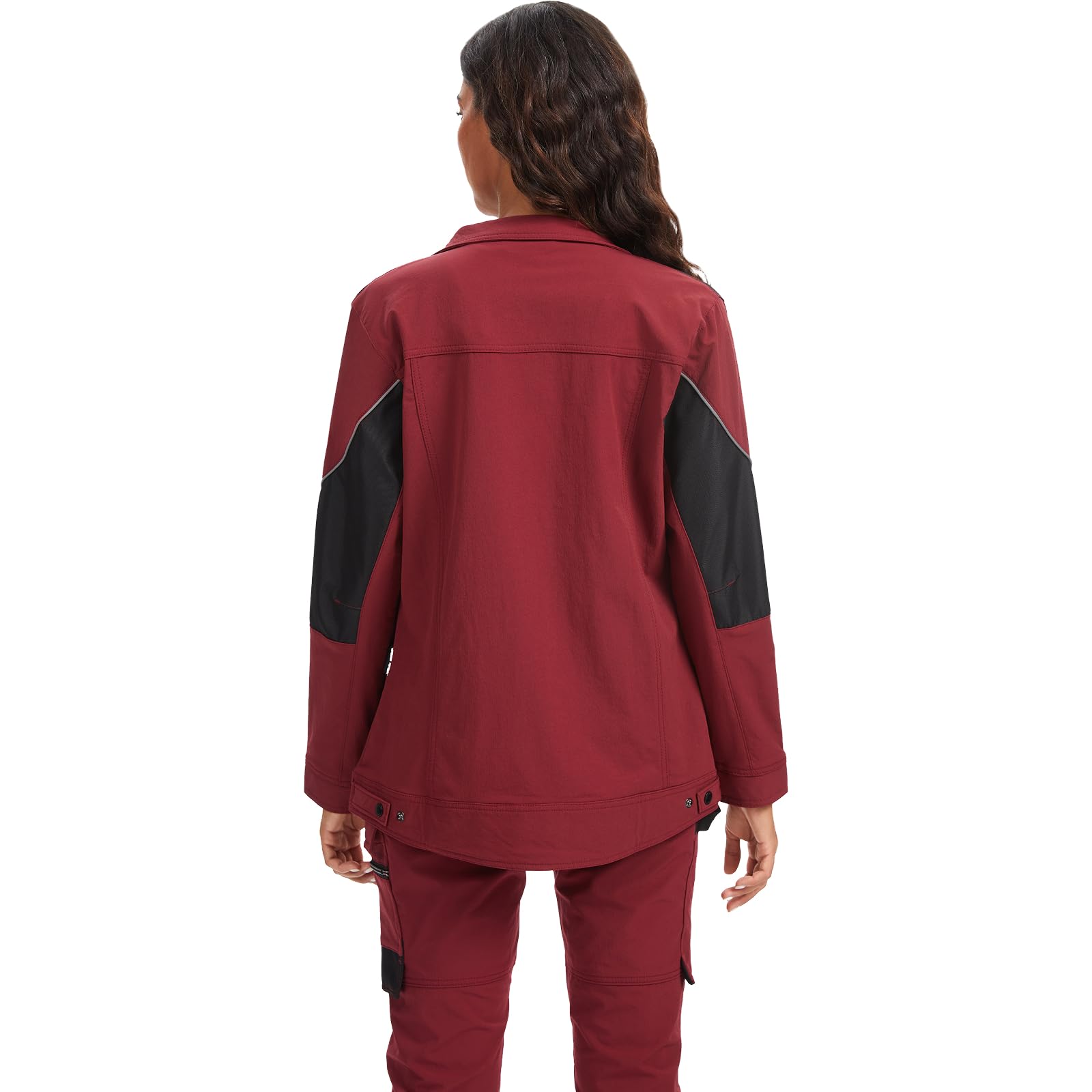 WORK IDEA Giacca da lavoro da donna slim fit, elasticizzata: rinforzato strategicamente, eleganza professionale con comfort moderno