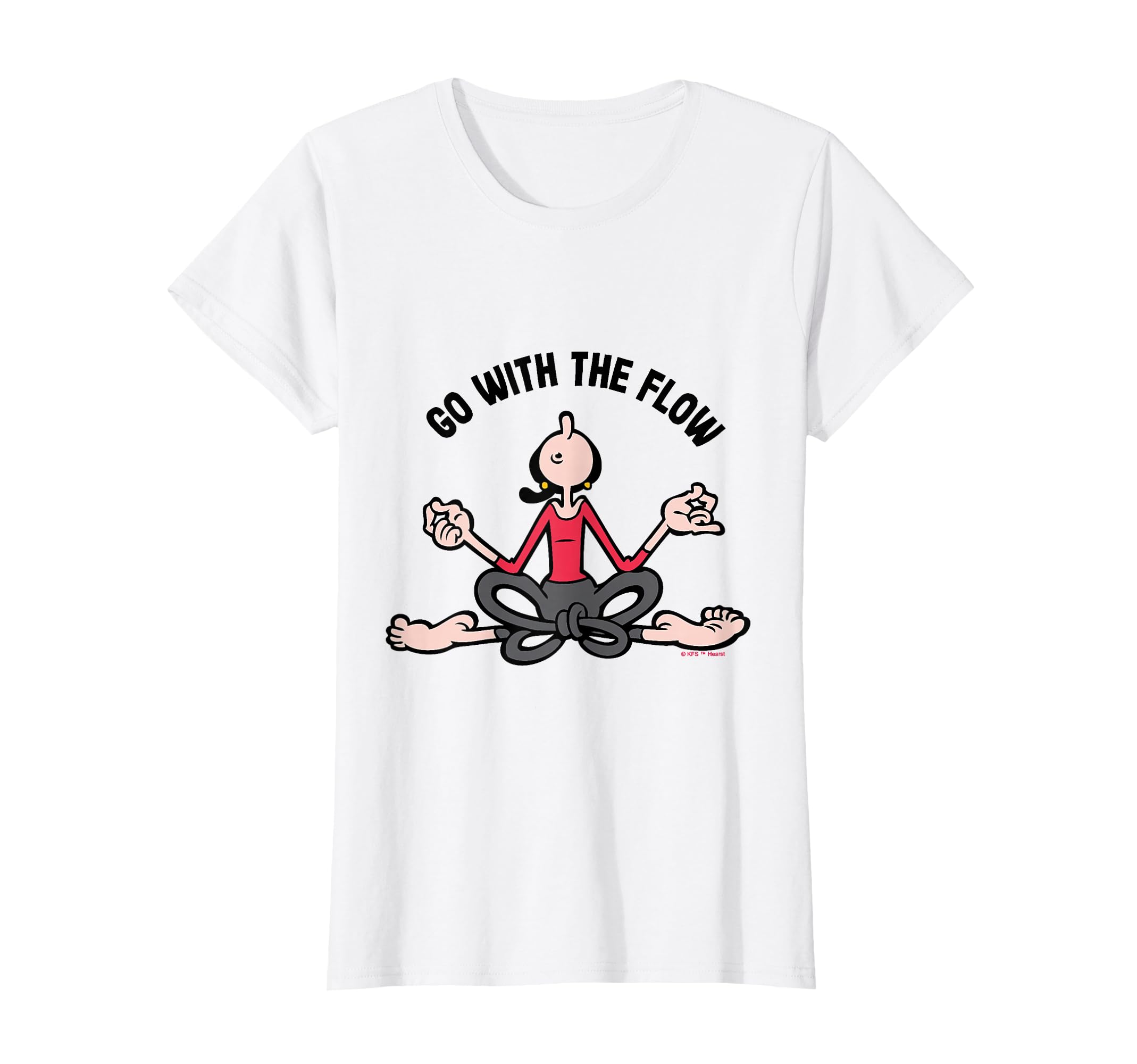 Olive OYL Go with The Flow Yoga 4 Humanity Day T-Shirt
