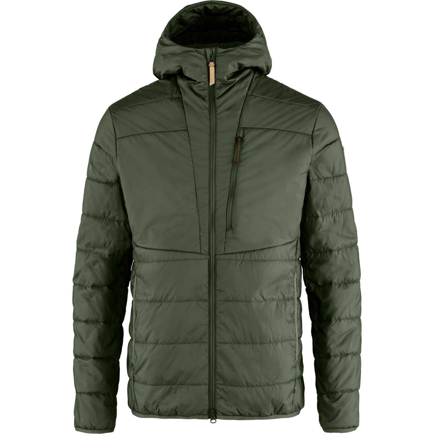 FJALLRAVEN Men's Keb Padded Jacket, Deep Forest, L UK