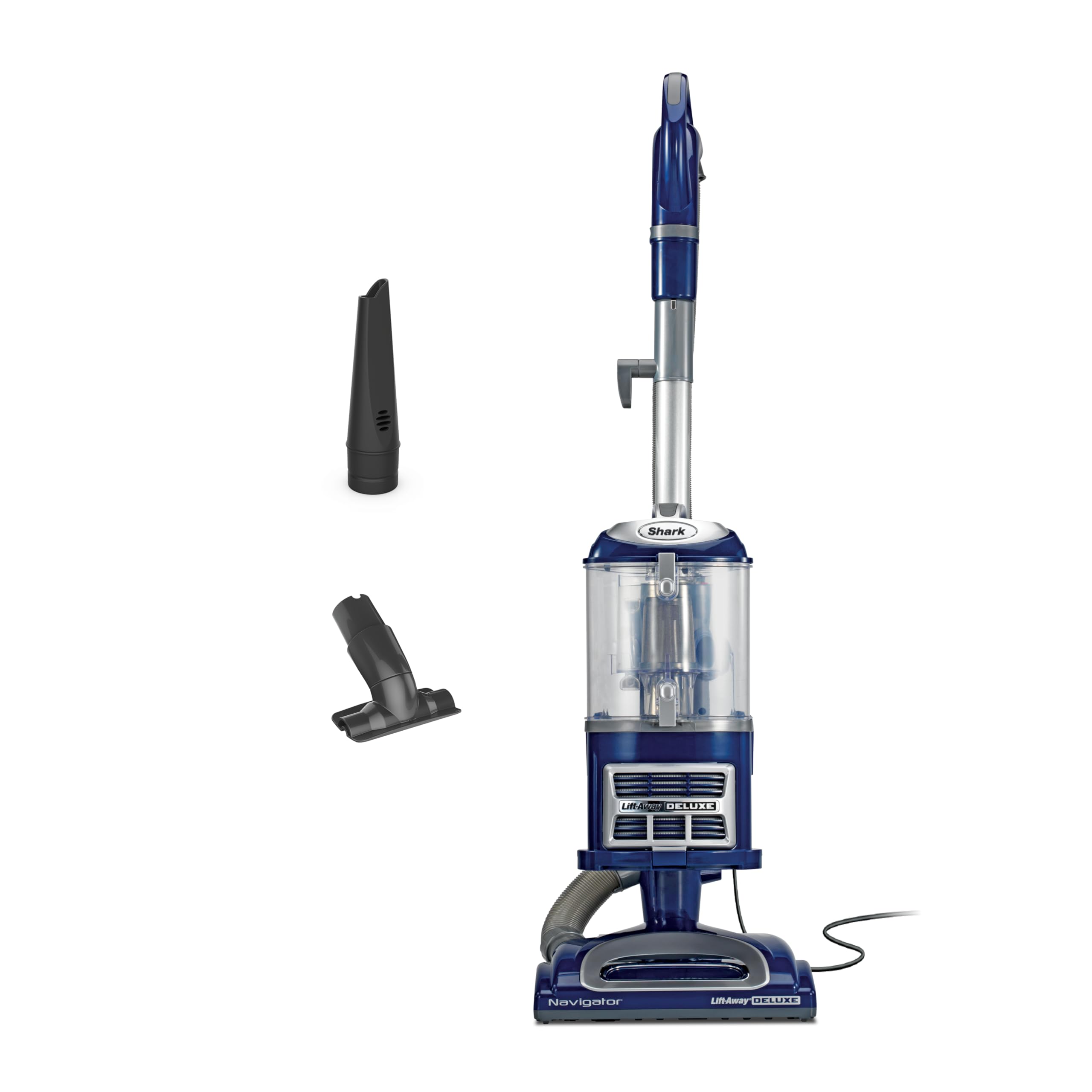 Shark NV360 Navigator Lift-Away Deluxe Upright Vacuum with Large Dust Cup Capacity, HEPA Filter, Swivel Steering, Upholstery Tool & Crevice Tool, Blue