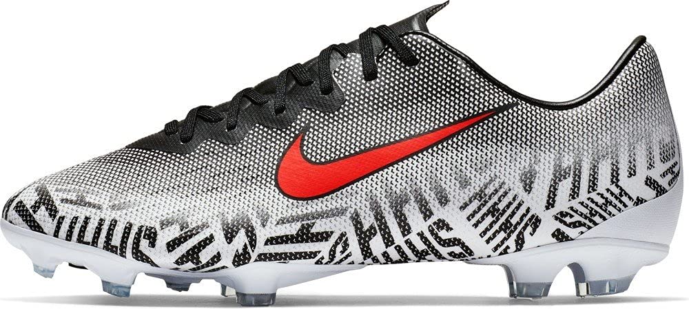 Nike JR Vapor 12 Elite Neymar FG - White-Black-Red 6