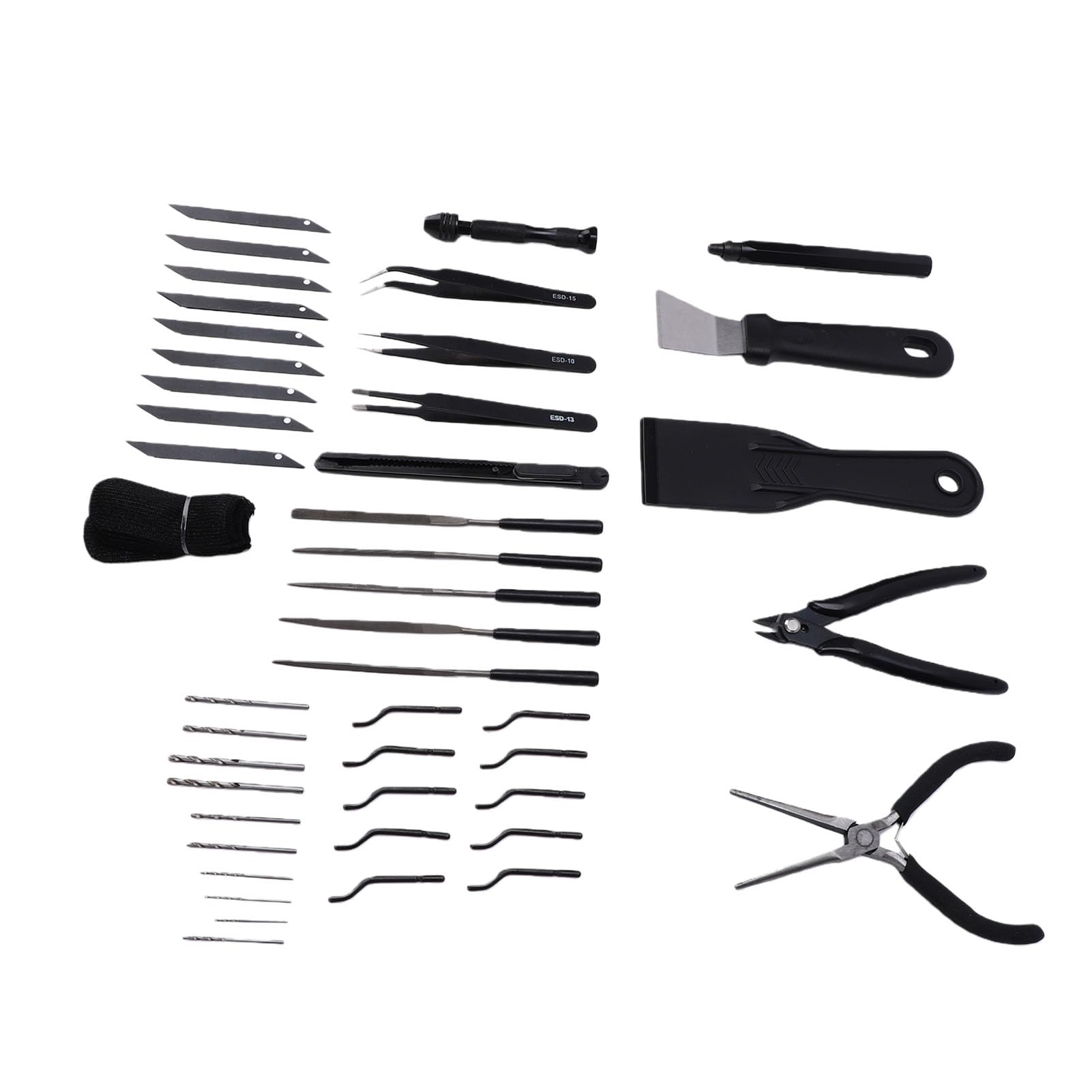Headerbs Kit de Finition pour 3D, ABS et Acier au Carbone 25 Pièces