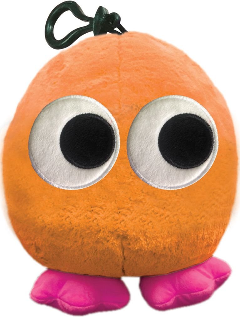 iscream Mon-star Friendly Furry Monster Plush Backpack Buddy Keyring Collection - Watermelon Scent