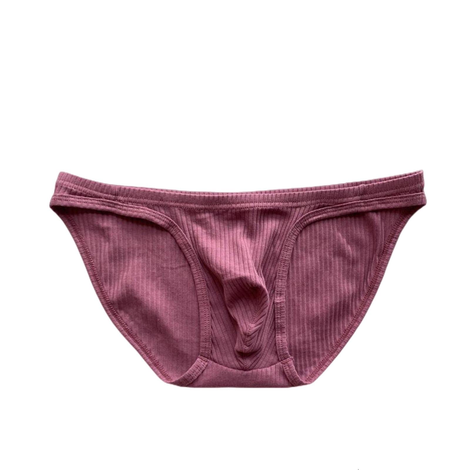 Boxer Uomo Uomini Slip A Strisce Uomini A Bassa Vita in Cotone Traspirante-4,M