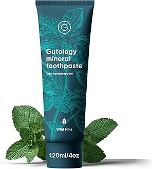 Mineral Hydroxyaptite Toothpaste 120ml Microbiome Friendly Fluoride Free Toothpaste Suitable for Adults & Children for Sensitive Teeth - Wild Mint