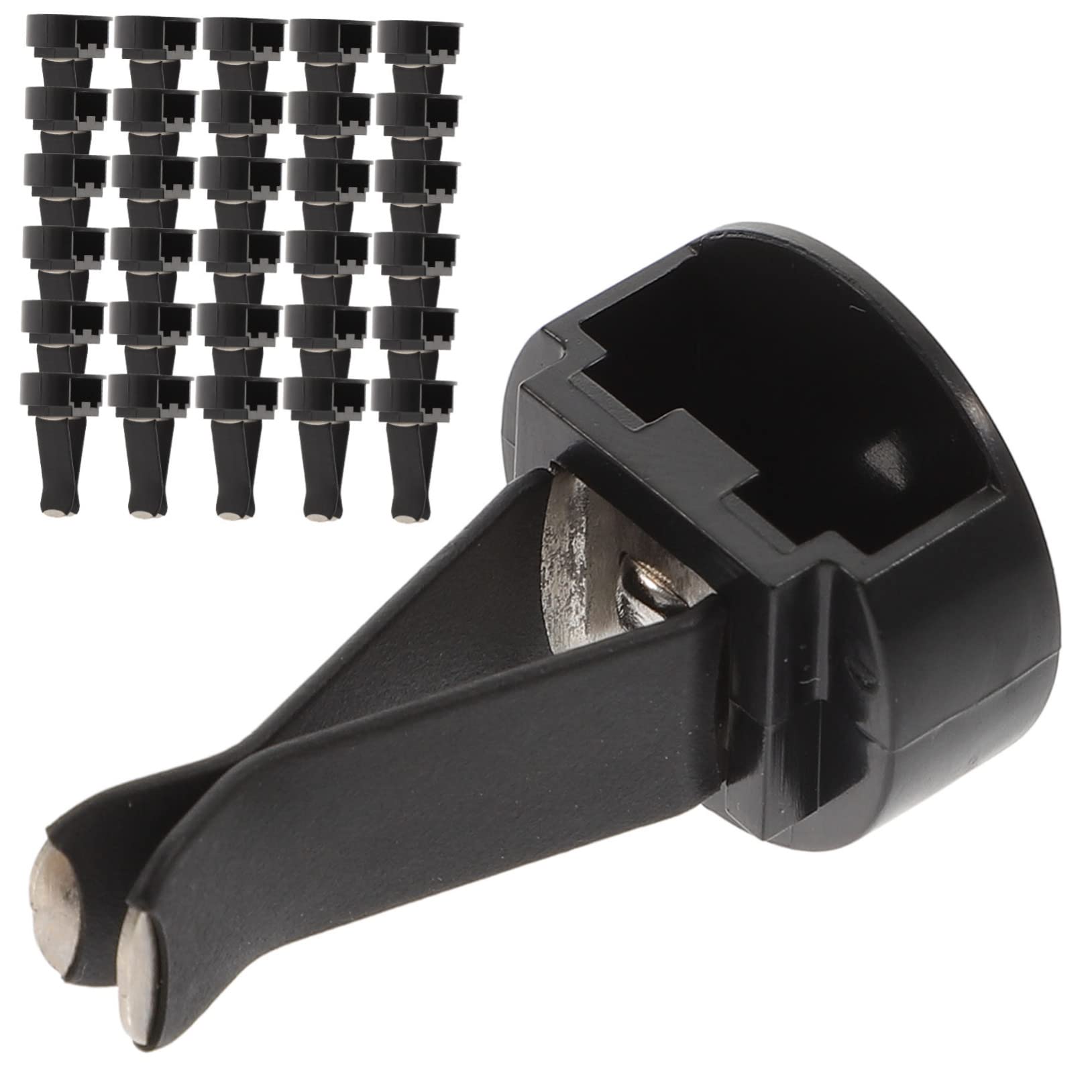 Luxshiny Clip per Bocchette D'aria Auto Profumatore Decorativo a Lunga Durata in Metallo e Plastica 100 Pezzi per Ventilazione e Decorazione Auto e Decorazione Auto