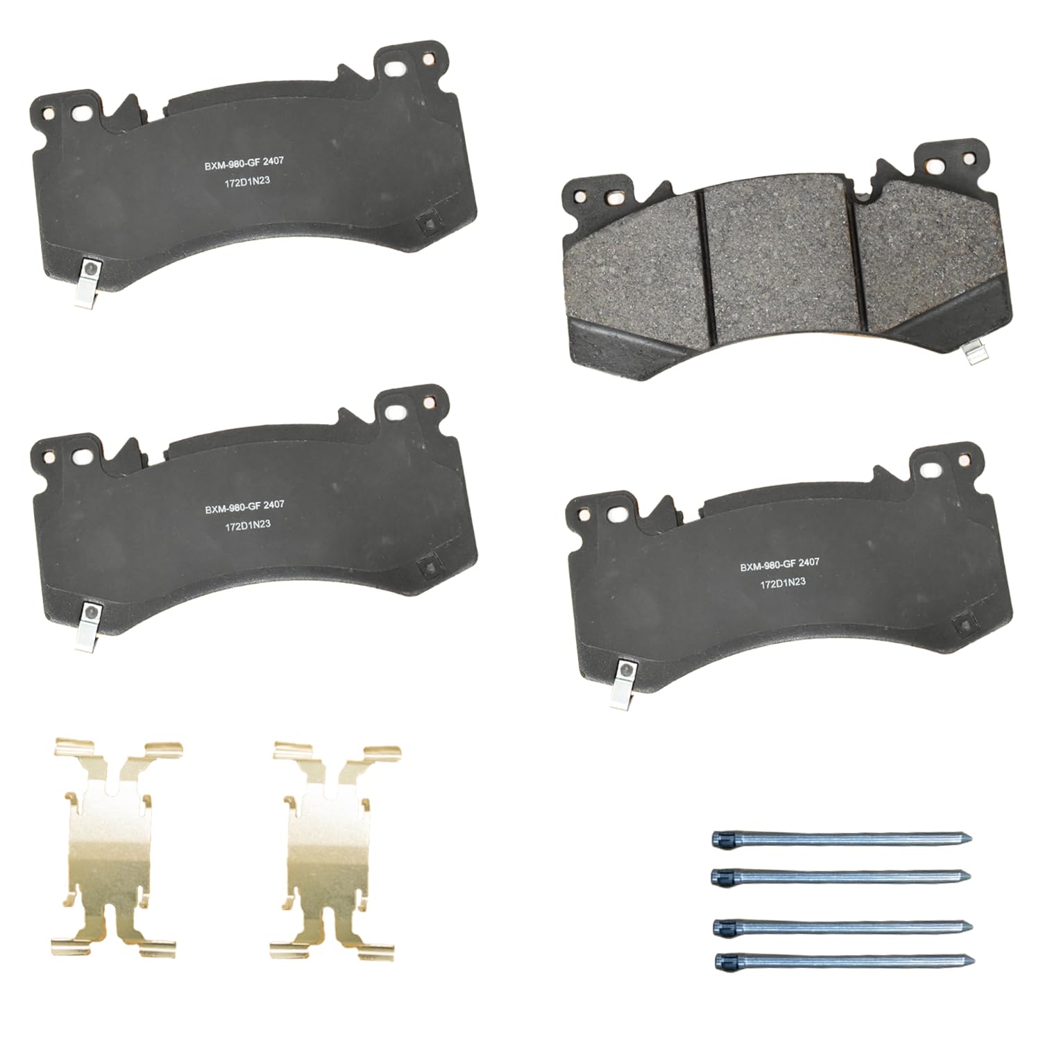 Bendix Premium SBM2407 Semi-Metallic Front Brake Pads for Select Models Cadillac CT5,Escalade,Escalade ESV,Chevrolet Silverado 1500,Suburban,Tahoe,GMC Sierra 1500,Yukon,Yukon XL