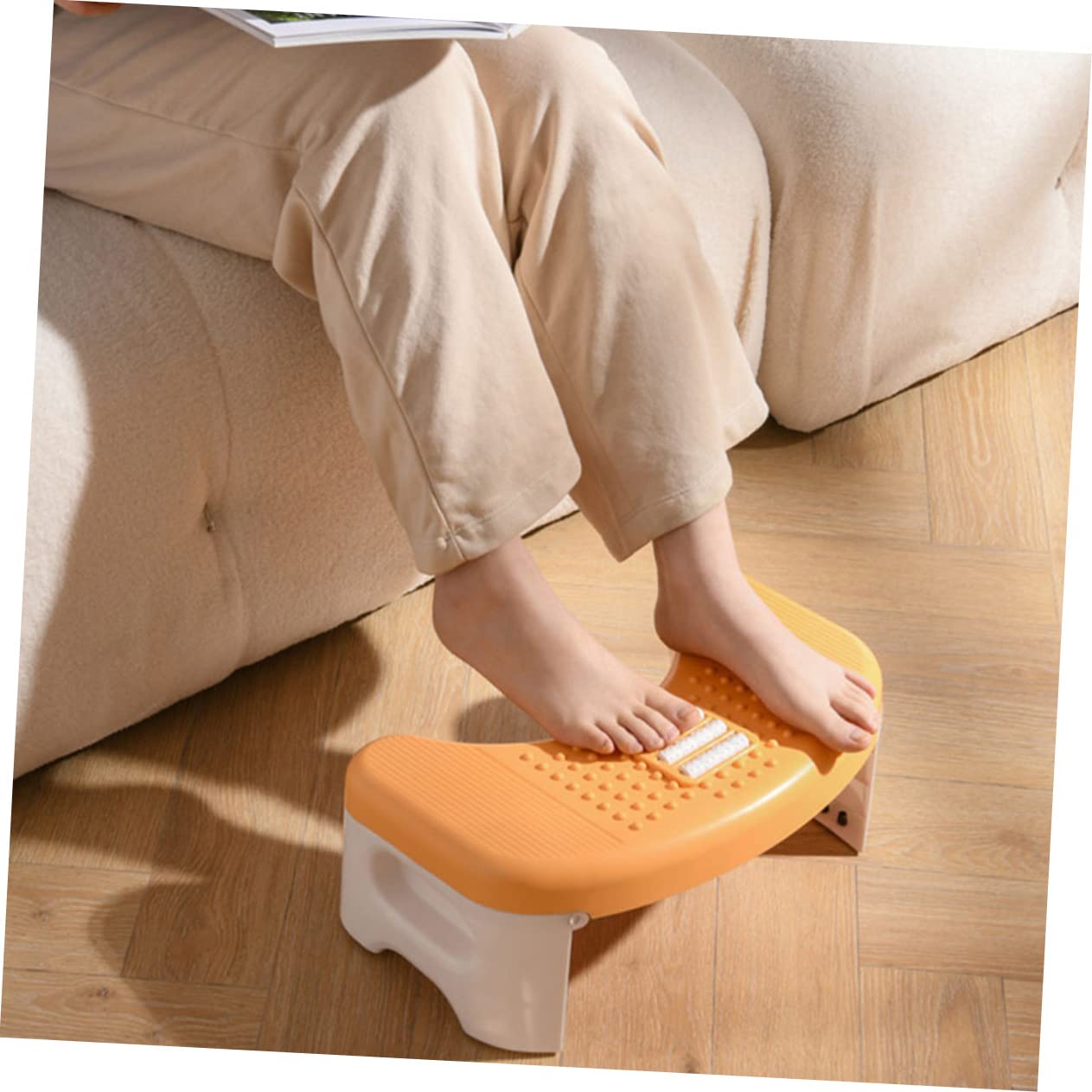 SOLUSTRE Anti-Slip Thickened Footrest for Boys and Girls Toilet Stool Potty Seat for Home Use