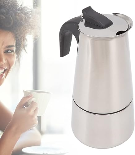 Miniatura 3 de YOUTHINK Cafetera eléctrica portátil de acero inoxidable de grado alimenticio percoladora de café eléctrica para el hogar y al aire libre 101fl oz