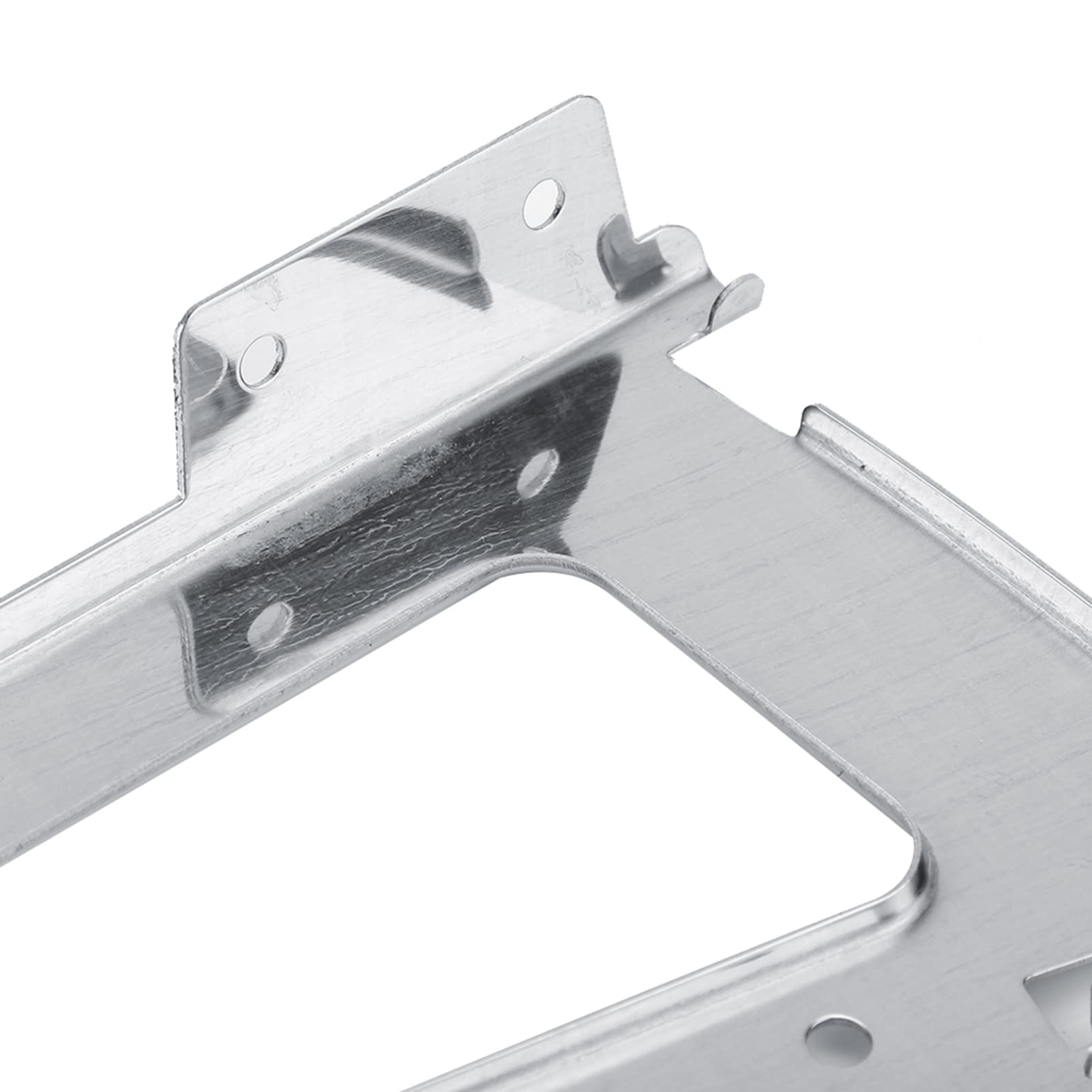 1 Par de Zapatos Móviles de Acero Inoxidable Gabinete de Almacenamiento Bisagras Piezas de Muebles Hardware Oculto Sobre La Instalación para Cocina Sala de Estar Zapatero Armario Marco(3 capa)