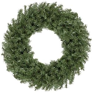 Northlight canadian pine artificial christmas wreath 24 unlit  urban country home decor