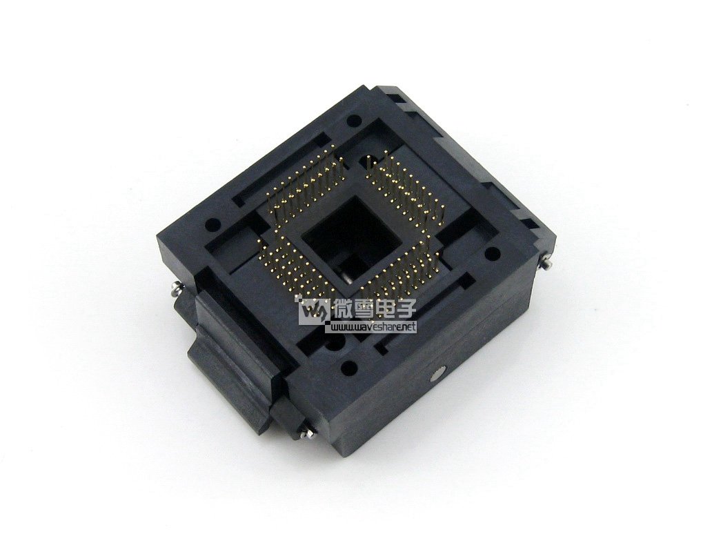 pzsmocn Test&Burn-in Socket IC51-0804-795 Yamaichi IC Test & Burn-in Socket, for QFP80/TQFP80/FQFP80/PQFP80 Package Pitch: 0.65 mm