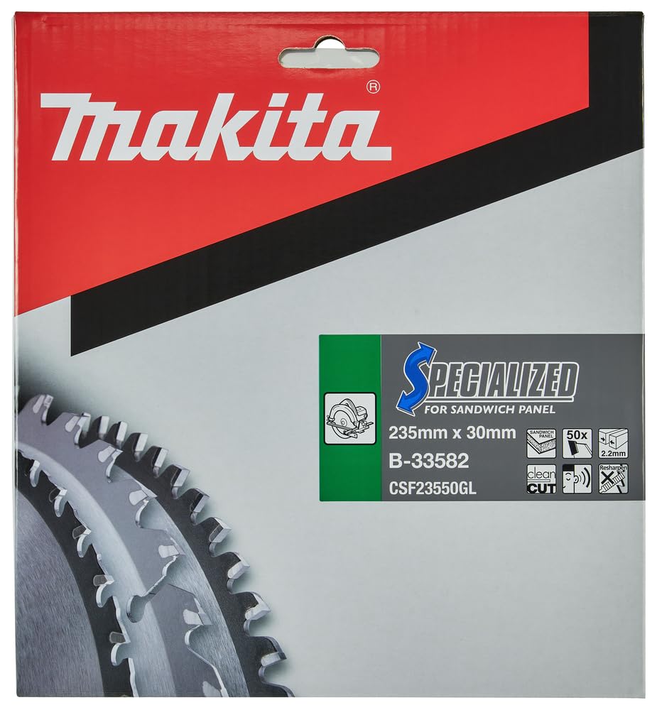 Makita B-33582 Lama Sega Circolare Specialized 235x30mm 50T Pannello
