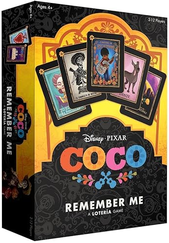 Juego de lotería de la película de Disney Pixar "Coco" (Remember Me)