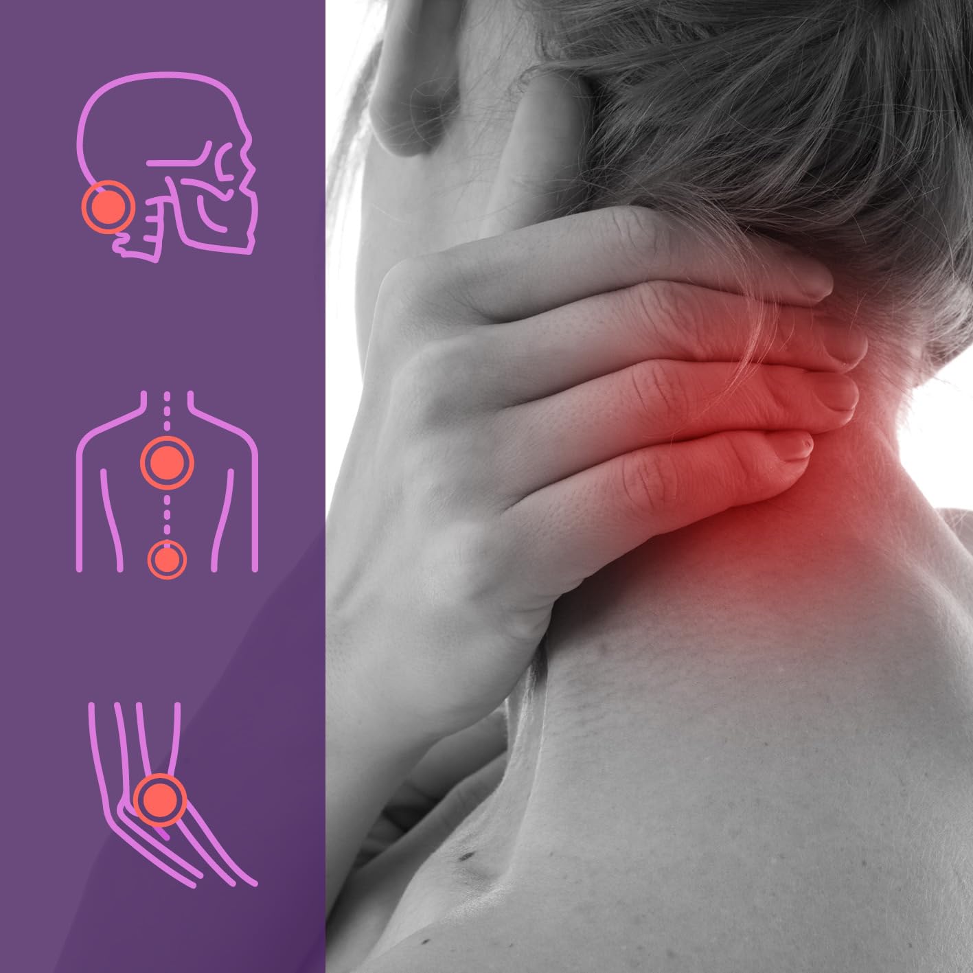 VITALmaxx Shiatsu masażer karku ze szlufką mocującą | urządzenie do masażu ramion, karku, pleców, nóg i mięśni brzucha | masaż ugniatający, masaż ciśnieniowy | masaż z funkcją ogrzewania