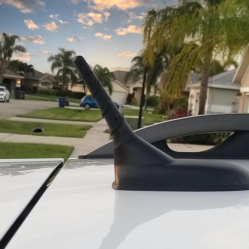 Miniatura 4 de Antena corta BASIKE compatible con Cherokee 2011-2025, Grand Cherokee, Jeep Renegade, Compass, Dodge Journey, Avenger, Durango, Dart, Chrysler 200,