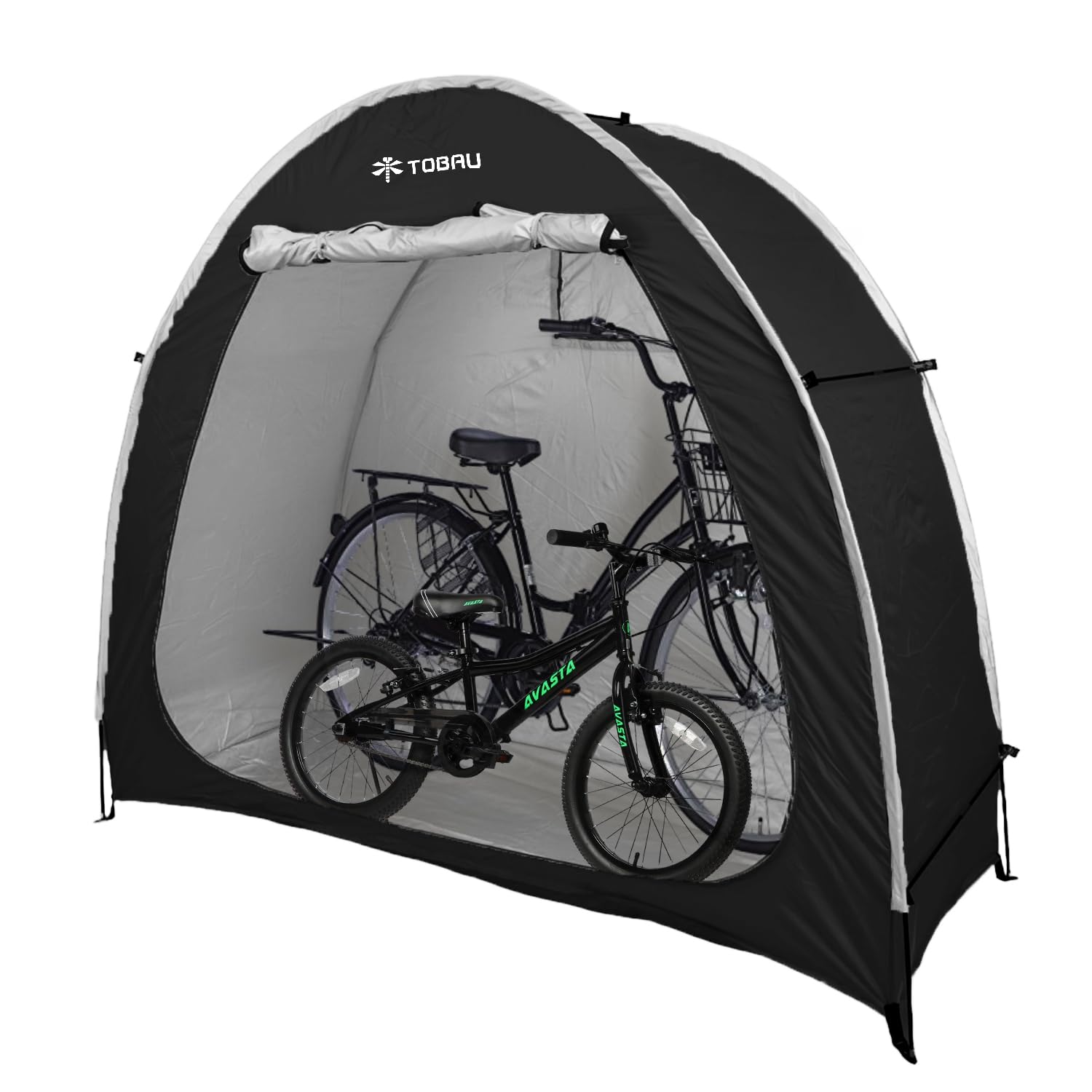 Amazon.co.jp: [TOBAU] サイクルハウス 自転車テント 1～2台用 自転車 