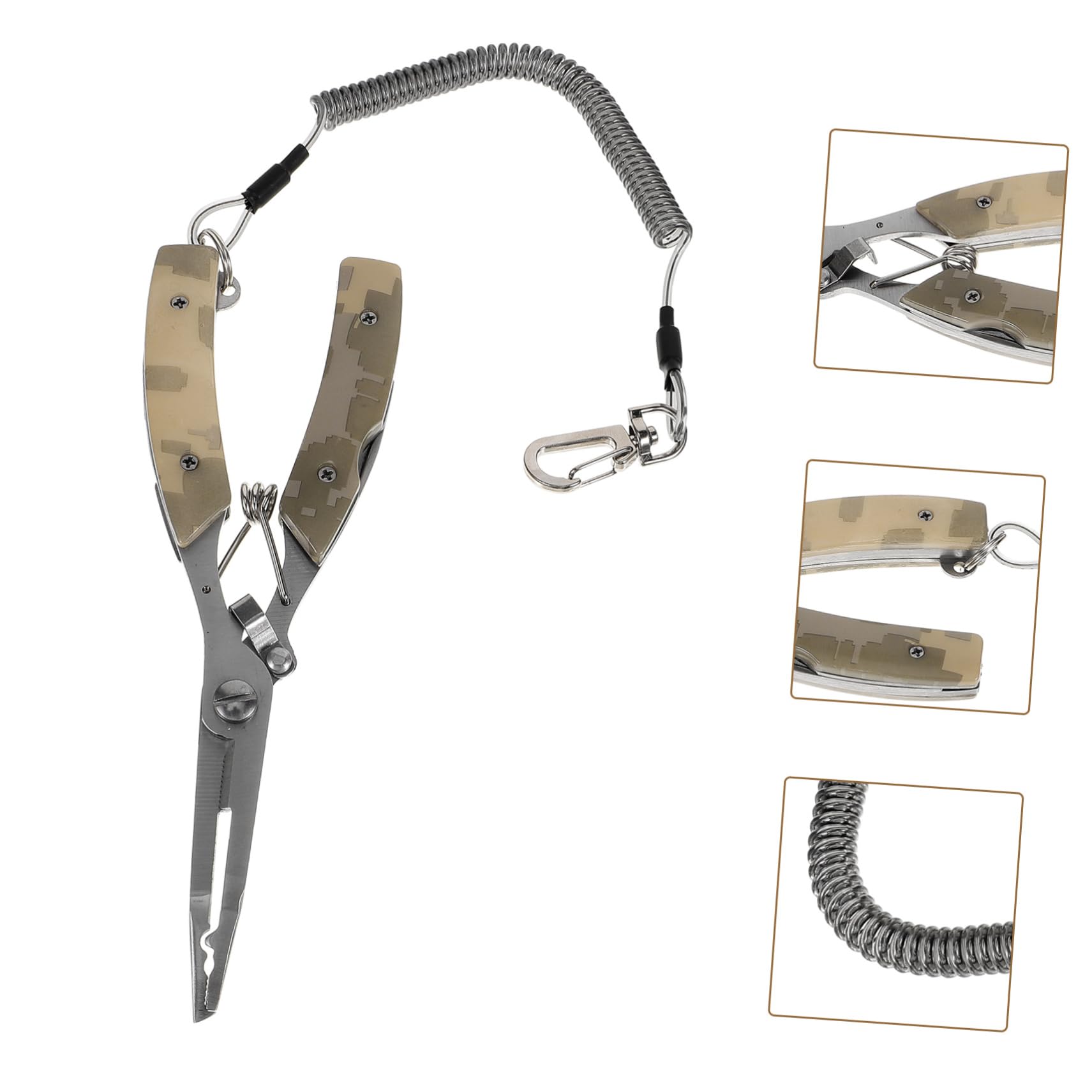 TOYANDONA 4 Pezzi Forbice Multifunzionale Inossidabile con Manici Antiscivolo Accessorio per Rimuovere Utensile per Professionisti e Appassionati