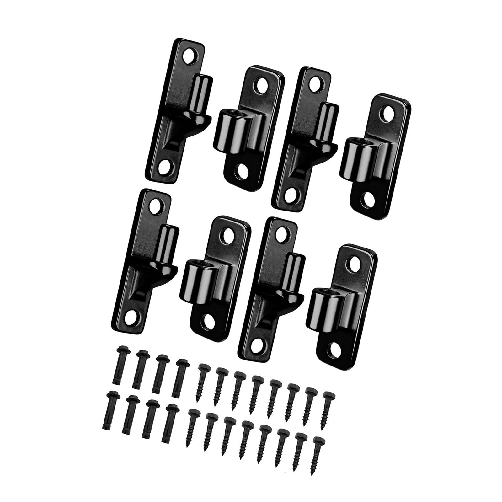 Sturdy Wall Mount Gate Hinges 4 Pack Crafted of Stainless Steel Materials for Farm and Barn Door Easy Installion Outdoor Gate Hinges
