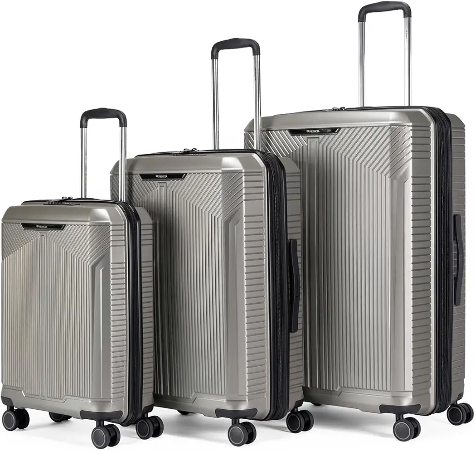 Kit 3 Malas Bagagem Férias Primicia Viagem Original Rodinha 360° Anac