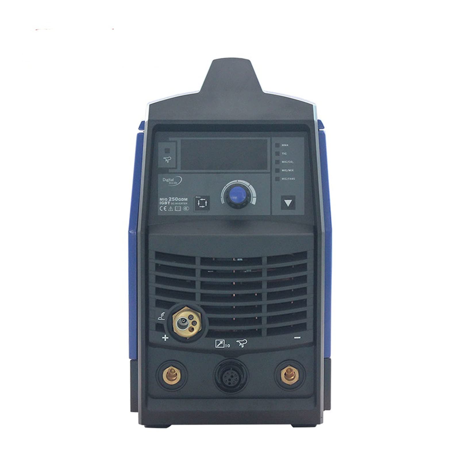 Máquina de soldar, Soldador inteligente MIG250GDM Monofásico 23 0V MIG Máquina de soldadura portátil IGBT MIG TIG MMA Máquina soldadora eléctrica
