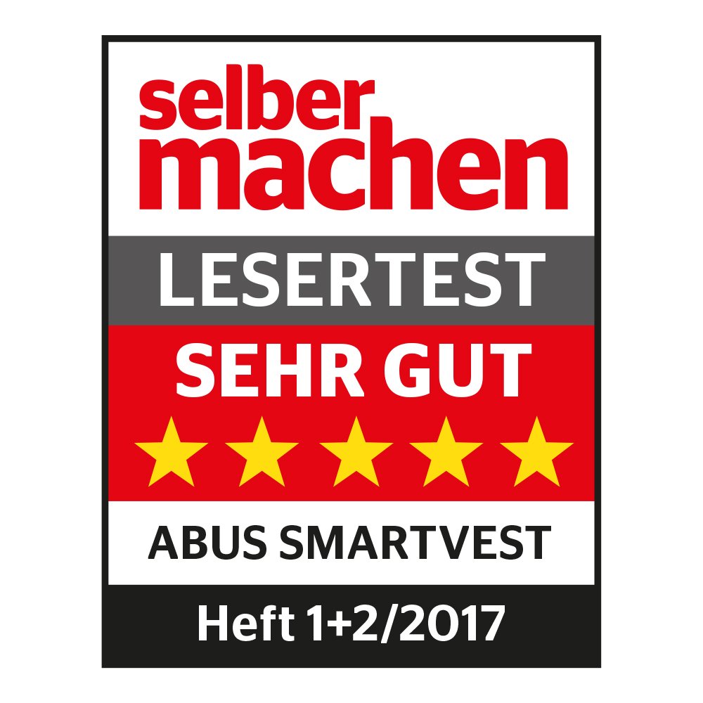 ABUS Detector de movimiento inalámbrico Smartvest para sistema de alarma inalámbrico | vigilancia de habitaciones | instalación inalámbrica | a pilas | blanco | 38829