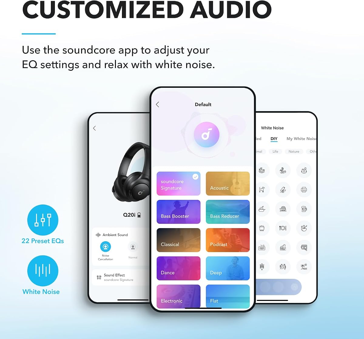 Soundcore Life Q30 Hybrid Active Noise Cancelling Wireless Headphones view 4