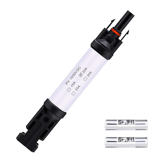 Buy Pvfarosh 20A inline Solar Fuse Holder Connector IP68 Waterproof