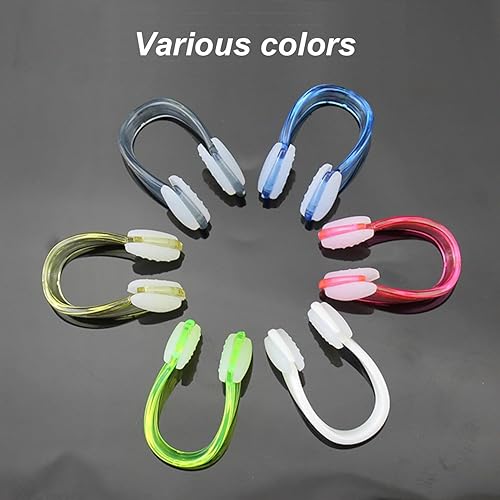 Miniatura 2 de Fotoumgl 8 clips de nariz de silicona impermeables para natación, tapones de nariz de piscina para niños (a partir de 10 años) y adultos, clip de