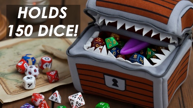 Amazon.com: CASEMATIX Mimic Dice Chest and DND Dice Case with 7