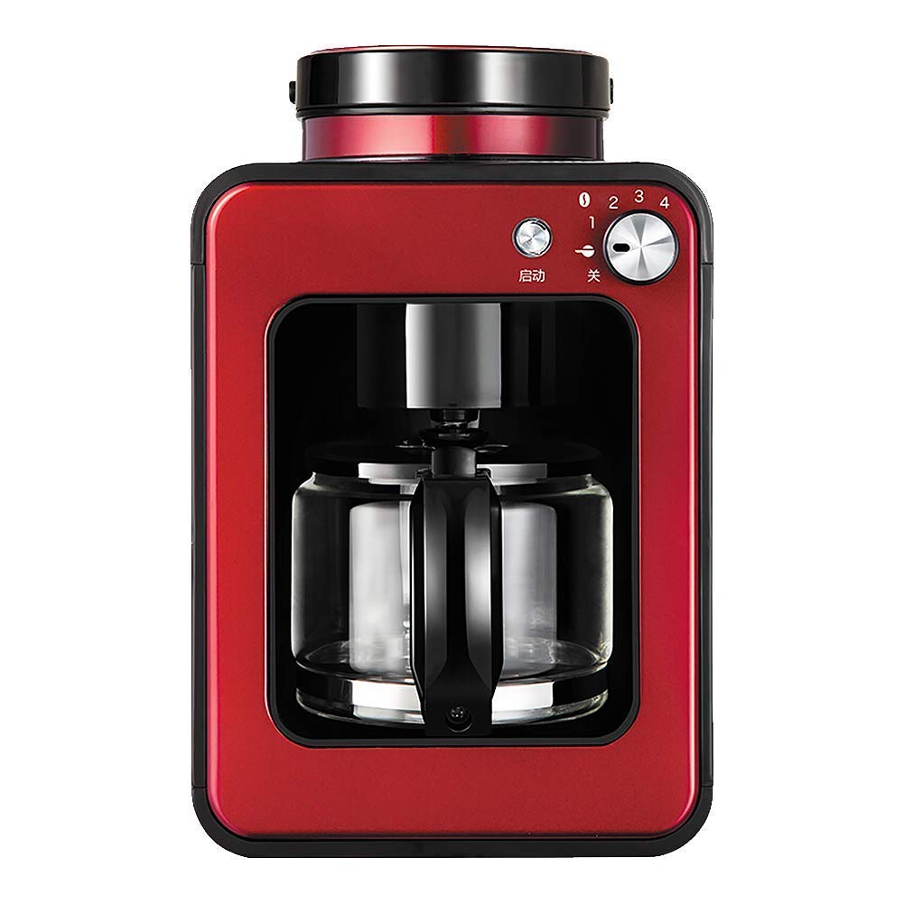 Domestic Coffee Machines,Full Automatic Grinding Coffee Machine Home Office American Coffee Machine Coffee Maker Small Smart Bean-to-Cup Coffee Machine