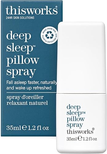 THISWORKS Spray de almohada para dormir profundo ayuda natural de acción rápida con lavanda para relajación 12fl oz 12 onzas líquidas paquete de 1