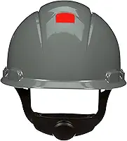 3M, Capacete de Segurança H-708 3M™ Secure Fit com Suspensão de Catraca e Sensor UV - Cor Cinza