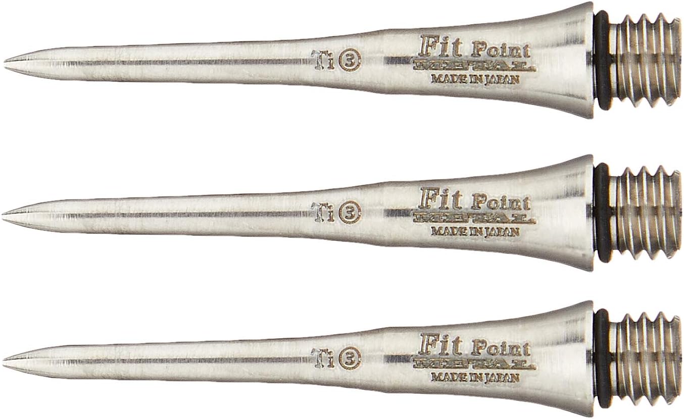 NineDartOut.us Fit Point - Titanium Conversion Points (Solid) 28mm