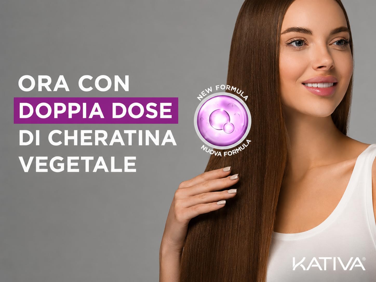Kativa Keratin Alisado Brasileño Kit Stiratura Brasiliana - PACCO DA 2 - Trattamento Lisciante Anti Crespo alla Cheratina Vegetale, Senza Formaldeide, Capelli Lisci fino a 12 Settimane