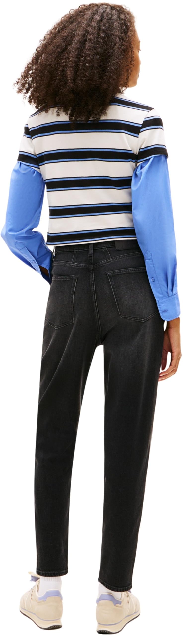 Tommy Jeans - Mom Jean Uh TPR Bi5181 Dw0dw22442, Affusolato Donna